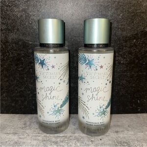2 Lot Magic Shine By Victoria Secret Mist Limited Edition 8.4 fl. oz. New